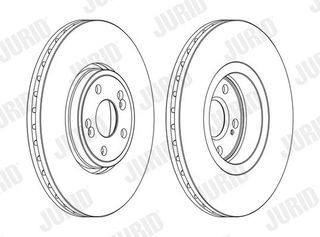 Δισκόπλακες εμπρός JURID 562187JC-1