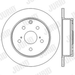 Δισκόπλακες πίσω JURID 562601JC