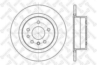 Δισκόπλακες πίσω STELLOX 6020-3621-SX