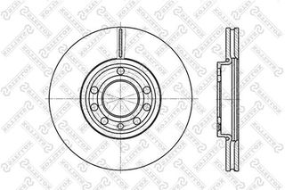 Δισκόπλακες εμπρός STELLOX 6020-3645V-SX