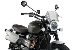 ΖΕΛΑΤΙΝΑ ΑΛΟΥΜΙΝΙΟΥ PUIG TRIUMPH BONNEVILLE SPEEDMASTER '18-'24, SCRAMBLER 1200XC / 1200XE '19-'24