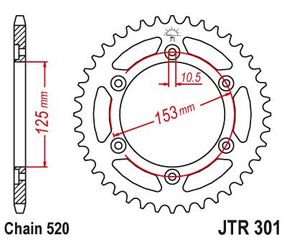 ΓΡΑΝΑΖΙ JT JTR301-45 CRM250