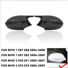 Carro Καπάκια Καθρεφτών σφυρηλατημένου Carbon Για Bmw Σειρά 1 E87/E81/E82/E88  2004-2009 , Σειρά 3 E90, E91 05-08 / E92, E93 2006-2010 M Look  Forged Carbon 2 Τεμάχια
