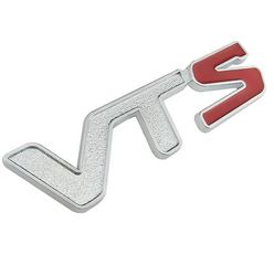 Carro Αυτοκόλλητο Σήμα Αυτοκινήτου Χρωμίου VTS Citroen 10 x 2.5cm 1 Τεμάχιο