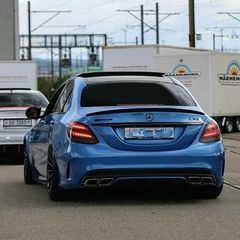 Σπόιλερ για Mercedes C-Class W205 (2014-2020) Shiny Black-thumb-1