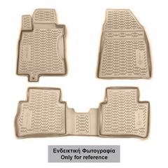 TOYOTA HI-LUX 2008+ 4ΤΕΜ. ΠΑΤ.ΜΑΡΚ. ΜΠΕΖ ΣΚΑΦΑΚΙΑ ΛΑΣΤΙΧΟ
