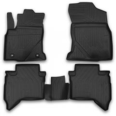 TOYOTA HI-LUX 4D 08/2015> ΜΑΡΚΕ ΠΑΤΑΚΙΑ ΣΕ ΣΚΑΦΗ NOVLINE (ΜΑΥΡΟ) - 4 ΤΕΜ.