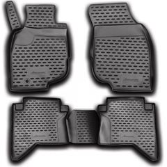Πατάκια Λάστιχο {Καουτσούκ} Μαρκέ Για TOYOTA HILUX 2008+ 4ΤΕΜ.