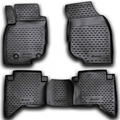 Πατάκια Λάστιχο {Καουτσούκ} Μαρκέ Για TOYOTA HILUX 2011>2015 4ΤΕΜ.