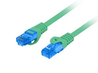 LANBERG PATCHCORD S/FTP CAT.6A 2M GREEN LSZH