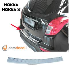 Opel Mokka Mokka X Νίκελ Διακοσμητικό Πίσω Προφυλακτήρα