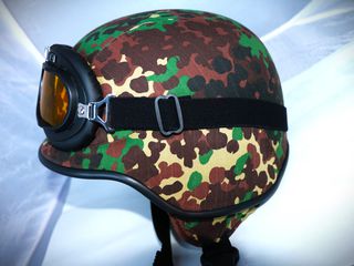 U.S.A Army helmet+Goggles multi Camouflage-thumb-6
