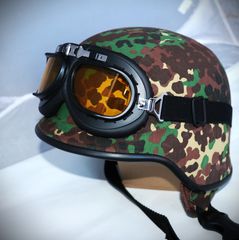 U.S.A Army helmet+Goggles multi Camouflage-thumb-8