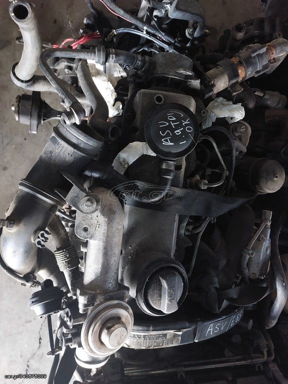 ΚΙΝΗΤΗΡΑΣ ASV 1.9TDI 110HP ΑΠΟ VW GOLF 4(1J)/SKODA OCTAVIA 4(1U)/SEAT LEON/TOLEDO (1M)/AUDI A3 (8L)