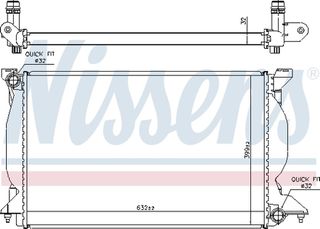Nissens Ψυγείο, Ψύξη Κινητήρα - 60302A