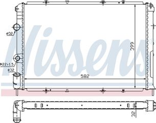 Nissens Ψυγείο, Ψύξη Κινητήρα - 63938A
