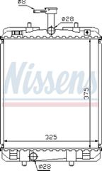 Nissens Ψυγείο, Ψύξη Κινητήρα - 64685