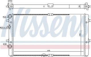 Nissens Ψυγείο, Ψύξη Κινητήρα - 67301