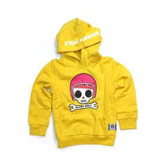 Bobby Bolt Bibbi hoodie yellow