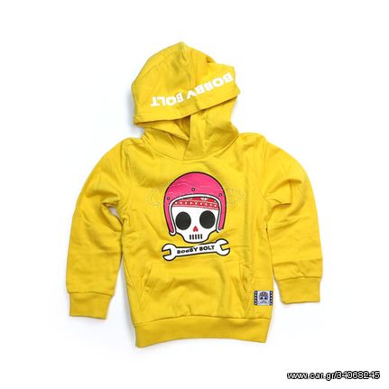 Bobby Bolt Bibbi hoodie yellow