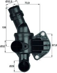 Mahle Θερμοστάτης, Ψυκτικό Υγρό - Ti 6 87