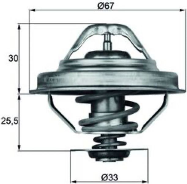 Mahle Θερμοστάτης, Ψυκτικό Υγρό - Tx 28 92D