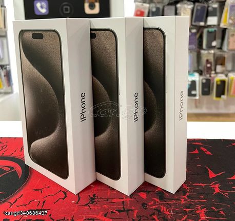 Apple iPhone 15 Pro Max Natural Titanium 8GB/256GB Kαινούργιες Εκθεσιακές 