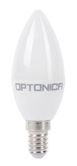 OPTONICA LED λάμπα candle C37 1428, 8W, 6000K, 710lm, E14