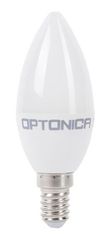 OPTONICA LED λάμπα candle C37 1430, 8W, 2700K, 710lm, E14