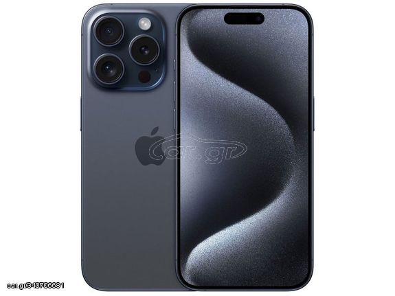 Apple iPhone 15 Pro 5G (8GB/512GB) Blue Titanium - Πληρωμή και σε έως 9 δόσεις