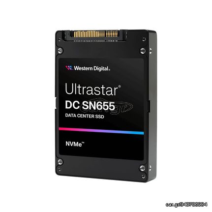 Western Digital Ultrastar SN655 SSD 3.8TB 2.5'' NVMe PCI Express 4.0 (0TS2458) - Πληρωμή και σε έως 9 δόσεις