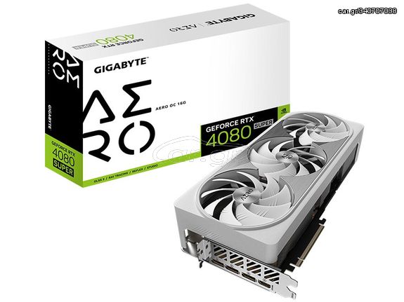 Gigabyte AERO GeForce RTX 4080 SUPER OC 16G NVIDIA 16 GB GDDR6X (GV-N408SAERO OC-16GD) - Πληρωμή και σε έως 9 δόσεις