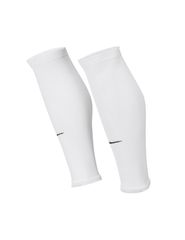 Nike Strike DH6621-100 Leg Sleeves για Επικαλαμίδες Ποδοσφαίρου Λευκά