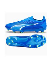 Puma Ultra Ultimate FG/AG 107311-03 Χαμηλά Ποδοσφαιρικά Παπούτσια με Τάπες Ultra Blue / White / Pro Green
