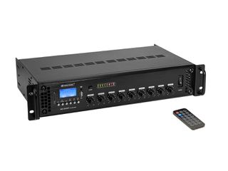 OMNITRONIC MA-240P PA Mixing Amplifier 240 W RMS with audio player, Bluetooth, - OMNITRONIC