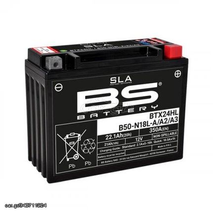 ΜΠΑΤΑΡΙΑ BS BATTERY ΥΤΧ24HL-SLA/BTX24HL-SLA