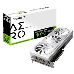 Gigabyte GeForce RTX 4070 Ti SUPER Aero OC 16G - graphics card (GV-N407TSAERO OC-16GD) - Πληρωμή και σε έως 9 δόσεις