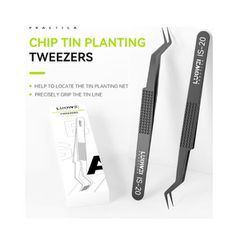 LUOWEI IS-20 33 Tweezers για IC Chips Soldering Repair