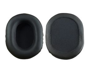 Οβάλ Κάλυμμα Ανταλλακτικά Μαξιλαριών Ακουστικών (100*80mm) (Black) (OEM)