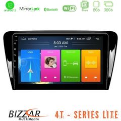 Bizzar 4T Series Skoda Octavia 7 4Core Android12 2+32GB Navigation Multimedia Tablet 10"