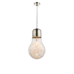 Κρεμαστό Φωτιστικό Globo Lighting Levin 15037 Νίκελ Ματ