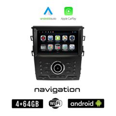 FORD MONDEO CLIMA (μετά το 2013) Android οθόνη αυτοκίνητου 4GB + 64GB με GPS WI-FI (ηχοσύστημα αφής 9" ιντσών OEM Android Auto Apple Carplay Youtube Playstore MP3 USB Radio Bluetooth Mirrorlink εργοστ