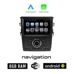 FORD MONDEO CLIMA (μετά το 2013) Android οθόνη αυτοκίνητου 8GB + 128GB με GPS WI-FI (ηχοσύστημα αφής 9" ιντσών OEM Android Auto Apple Carplay Youtube Playstore MP3 USB Radio Bluetooth Mirrorlink εργοσ
