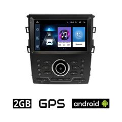 FORD MONDEO CLIMA (μετά το 2013) Android οθόνη αυτοκίνητου 2GB με GPS WI-FI (ηχοσύστημα αφής 9" ιντσών OEM Youtube Playstore MP3 USB Radio Bluetooth Mirrorlink εργοστασιακή, 4x60W, AUX)