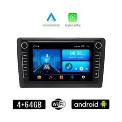 FORD TRANSIT CUSTOM - TOURNEO CUSTOM (μετά το 2018) Android οθόνη αυτοκίνητου 4+64GB με GPS WI-FI (ηχοσύστημα αφής 8" ιντσών 4GB CarPlay Android Auto Car Play Youtube Playstore MP3 USB Radio Blue
