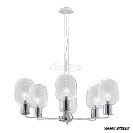 Φωτιστικό Κρεμαστό Fan Europe Fellini-S6 8031440364140 Χρώμιο