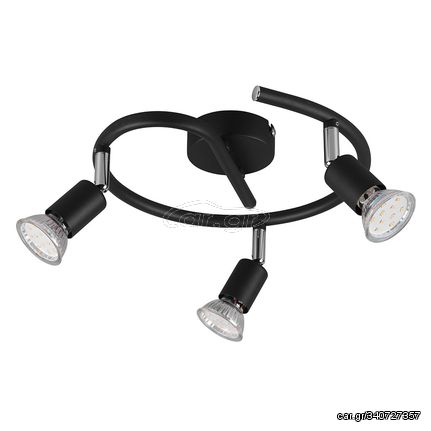 Σποτ RL Lighting Paris R80913932 Μαύρο Ματ