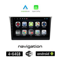 SUBARU IMPREZA (2002 - 2008) Android οθόνη αυτοκίνητου 4GB + 64GB με GPS WI-FI (ηχοσύστημα αφής 9" ιντσών OEM Android Auto Apple Carplay Youtube Playstore MP3 USB Radio Bluetooth Mirrorlink εργοστασια