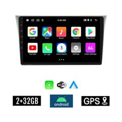 KIROSIWA 2+32GB SUBARU IMPREZA (2002 - 2008) Android οθόνη αυτοκίνητου 2GB με GPS WI-FI (ηχοσύστημα αφής 9" ιντσών Youtube Playstore MP3 USB Radio Bluetooth Mirrorlink εργοστασιακή, 4x60W, AUX)