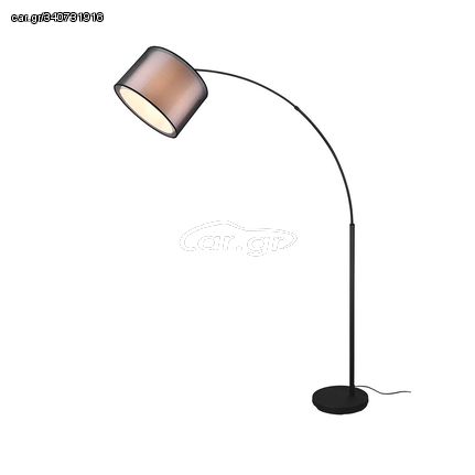 Φωτιστικό Δαπέδου Trio Lighting Burton 411490132 Μαύρο - Λευκό